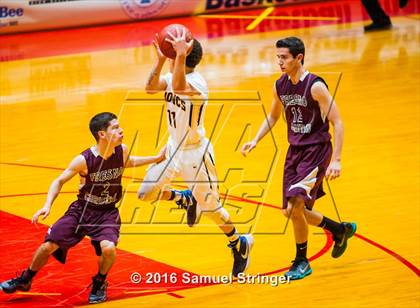 Thumbnail 2 in Fresno Christian vs. Kern Valley (CIF CS D5 Final) photogallery.