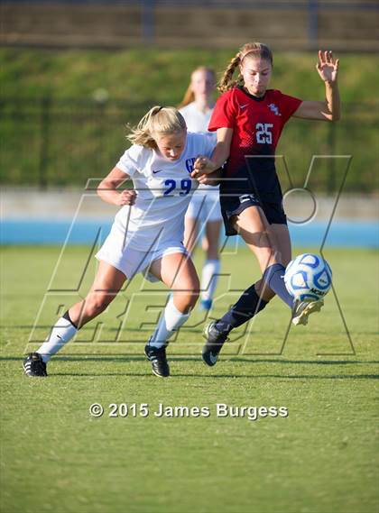 Thumbnail 3 in Girls Prep vs Brentwood Academy photogallery.