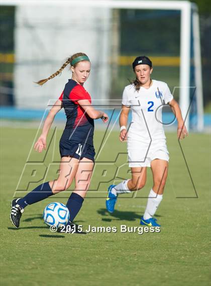 Thumbnail 3 in Girls Prep vs Brentwood Academy photogallery.