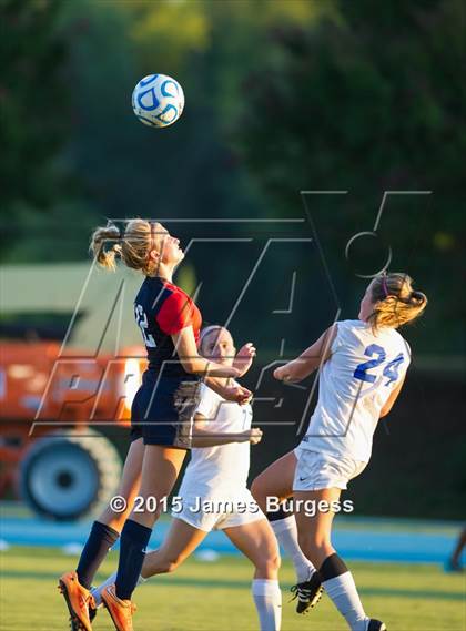 Thumbnail 3 in Girls Prep vs Brentwood Academy photogallery.