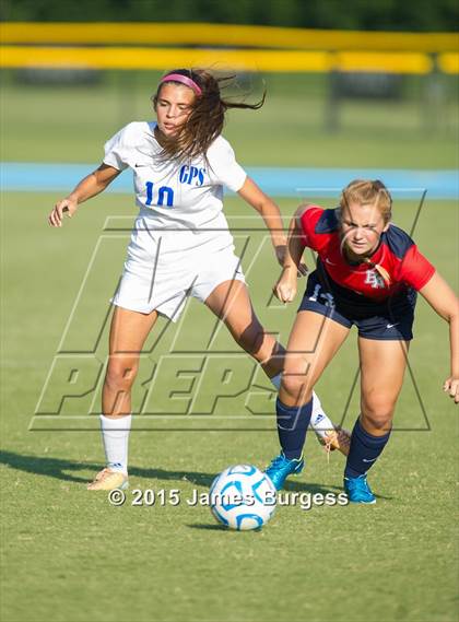 Thumbnail 2 in Girls Prep vs Brentwood Academy photogallery.