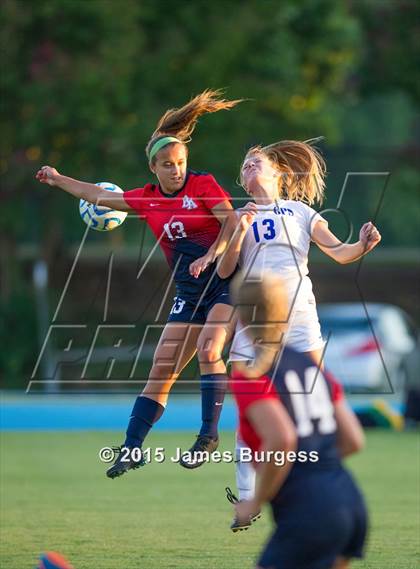 Thumbnail 3 in Girls Prep vs Brentwood Academy photogallery.