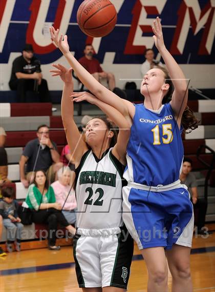 Thumbnail 1 in Desert Christian Academy vs. Brethren Christian (Small Schools Showcase) photogallery.