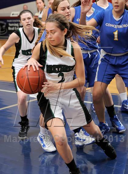 Thumbnail 2 in Desert Christian Academy vs. Brethren Christian (Small Schools Showcase) photogallery.