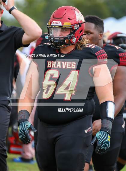 Thumbnail 2 in Plant City Raiders vs. Lake Gibson Braves (Kickoff Classic) photogallery.