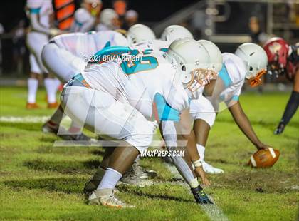 Thumbnail 3 in Plant City Raiders vs. Lake Gibson Braves (Kickoff Classic) photogallery.
