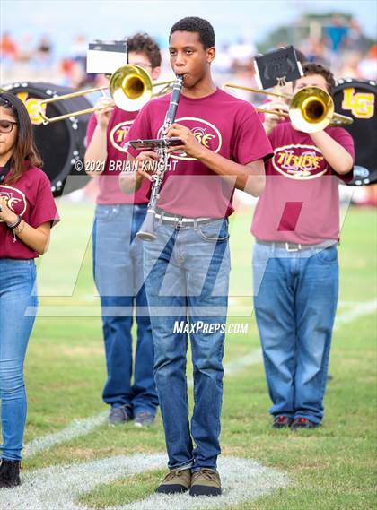 Thumbnail 2 in Plant City Raiders vs. Lake Gibson Braves (Kickoff Classic) photogallery.