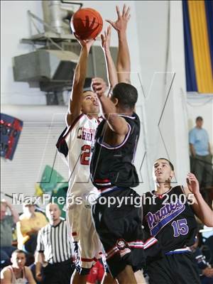 Thumbnail 1 in San Leandro vs. Modesto Christian (Gridley Invitational) photogallery.