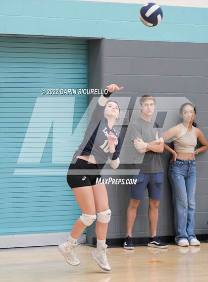 Thumbnail 1 in Lincoln Prep vs Bourgade Catholic (Epic Tourneys Volleyball Invite) photogallery.