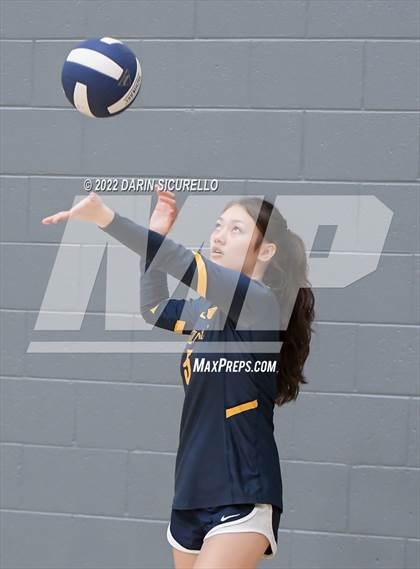 Thumbnail 3 in Lincoln Prep vs Bourgade Catholic (Epic Tourneys Volleyball Invite) photogallery.