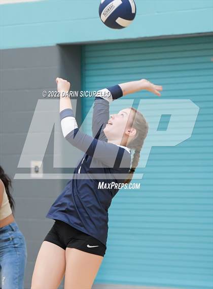 Thumbnail 3 in Lincoln Prep vs Bourgade Catholic (Epic Tourneys Volleyball Invite) photogallery.
