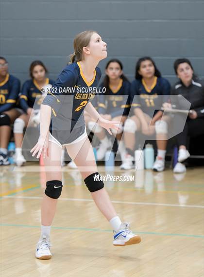 Thumbnail 2 in Lincoln Prep vs Bourgade Catholic (Epic Tourneys Volleyball Invite) photogallery.