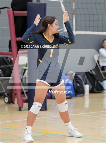 Thumbnail 2 in Lincoln Prep vs Bourgade Catholic (Epic Tourneys Volleyball Invite) photogallery.
