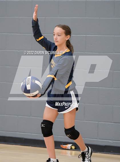 Thumbnail 2 in Lincoln Prep vs Bourgade Catholic (Epic Tourneys Volleyball Invite) photogallery.