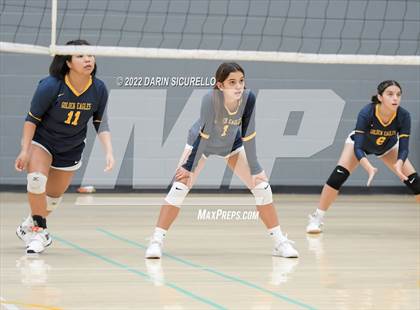 Thumbnail 3 in Lincoln Prep vs Bourgade Catholic (Epic Tourneys Volleyball Invite) photogallery.