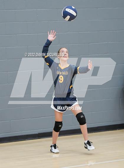 Thumbnail 3 in Lincoln Prep vs Bourgade Catholic (Epic Tourneys Volleyball Invite) photogallery.