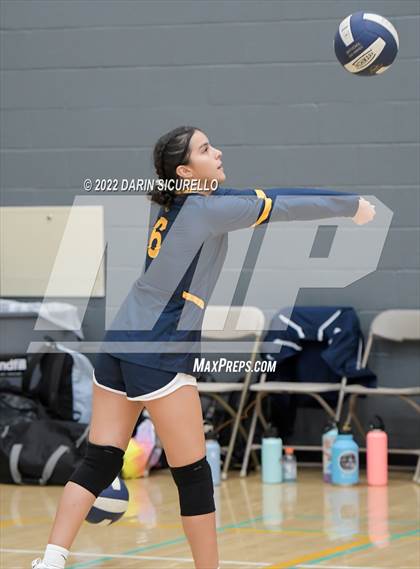 Thumbnail 2 in Lincoln Prep vs Bourgade Catholic (Epic Tourneys Volleyball Invite) photogallery.