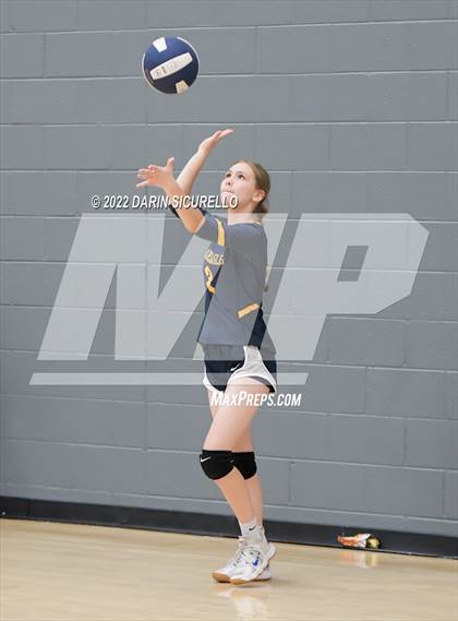Thumbnail 2 in Lincoln Prep vs Bourgade Catholic (Epic Tourneys Volleyball Invite) photogallery.