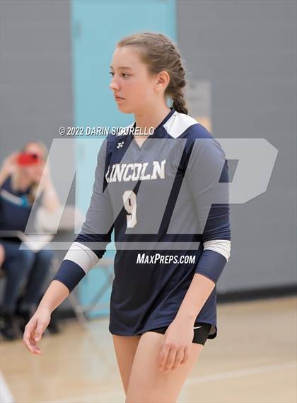 Thumbnail 2 in Lincoln Prep vs Bourgade Catholic (Epic Tourneys Volleyball Invite) photogallery.