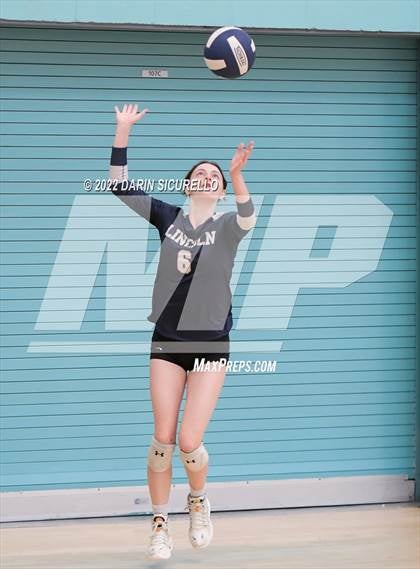 Thumbnail 3 in Lincoln Prep vs Bourgade Catholic (Epic Tourneys Volleyball Invite) photogallery.