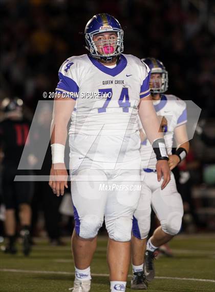 Thumbnail 2 in Queen Creek vs. Williams Field (AIA Divsion 5A Semifinal) photogallery.