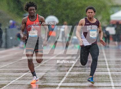 Thumbnail 3 in 50th Annual Loucks Games (Men's 100 Meter Dash) photogallery.