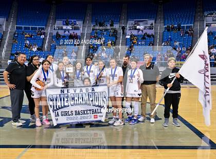 Thumbnail 2 in Pyramid Lake vs. Eureka (NIAA 1A State Championship) photogallery.