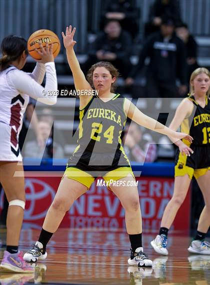 Thumbnail 3 in Pyramid Lake vs. Eureka (NIAA 1A State Championship) photogallery.