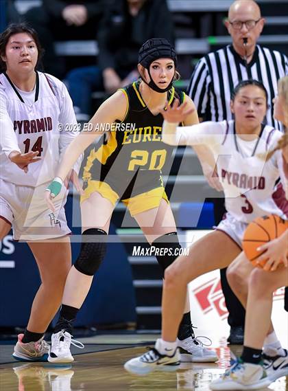Thumbnail 2 in Pyramid Lake vs. Eureka (NIAA 1A State Championship) photogallery.