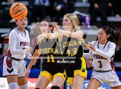 Thumbnail 2 in Pyramid Lake vs. Eureka (NIAA 1A State Championship) photogallery.