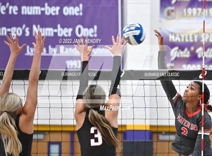 Thumbnail 3 in Mountain View vs. Mater Dei (Durango Fall Classic) photogallery.
