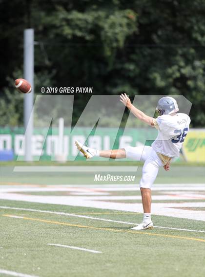 Thumbnail 1 in Pope John XXIII vs. St. Joseph Regional (Scrimmage) photogallery.