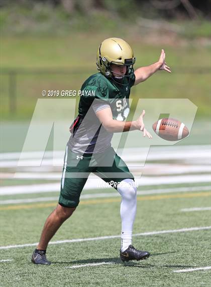 Thumbnail 3 in Pope John XXIII vs. St. Joseph Regional (Scrimmage) photogallery.