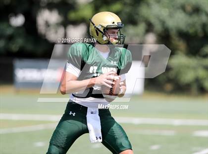 Thumbnail 2 in Pope John XXIII vs. St. Joseph Regional (Scrimmage) photogallery.