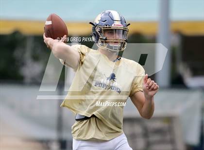 Thumbnail 2 in Pope John XXIII vs. St. Joseph Regional (Scrimmage) photogallery.