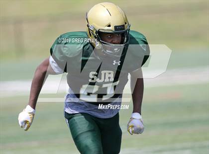 Thumbnail 1 in Pope John XXIII vs. St. Joseph Regional (Scrimmage) photogallery.