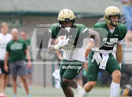 Thumbnail 1 in Pope John XXIII vs. St. Joseph Regional (Scrimmage) photogallery.