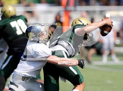 Thumbnail 3 in Pope John XXIII vs. St. Joseph Regional (Scrimmage) photogallery.