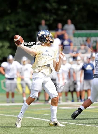 Thumbnail 1 in Pope John XXIII vs. St. Joseph Regional (Scrimmage) photogallery.