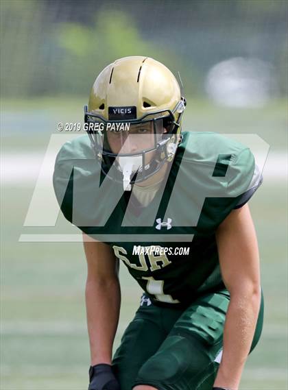 Thumbnail 1 in Pope John XXIII vs. St. Joseph Regional (Scrimmage) photogallery.