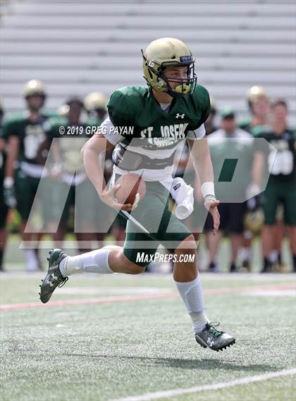Thumbnail 3 in Pope John XXIII vs. St. Joseph Regional (Scrimmage) photogallery.