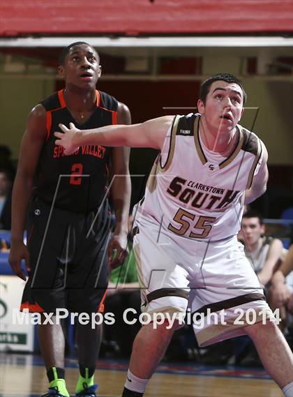 Thumbnail 1 in Spring Valley vs Clarkstown South (Section 1 Class AA Semifinal) photogallery.