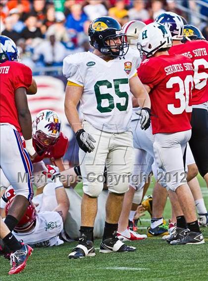 Thumbnail 1 in  MHSFCA/Aleppo Shriners All-Star Classic (North vs. South) photogallery.