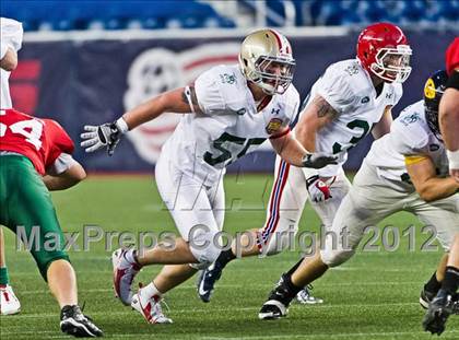 Thumbnail 1 in  MHSFCA/Aleppo Shriners All-Star Classic (North vs. South) photogallery.