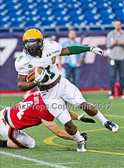 Thumbnail 1 in  MHSFCA/Aleppo Shriners All-Star Classic (North vs. South) photogallery.
