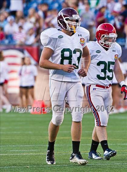 Thumbnail 2 in  MHSFCA/Aleppo Shriners All-Star Classic (North vs. South) photogallery.