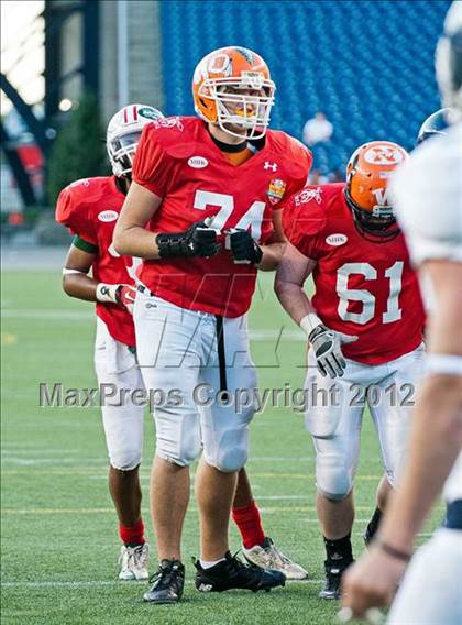 Thumbnail 2 in  MHSFCA/Aleppo Shriners All-Star Classic (North vs. South) photogallery.