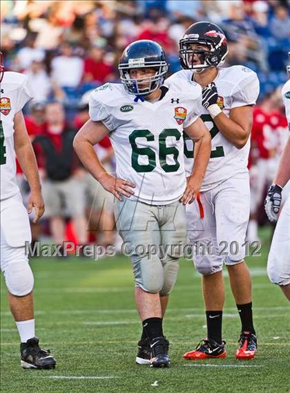 Thumbnail 1 in  MHSFCA/Aleppo Shriners All-Star Classic (North vs. South) photogallery.