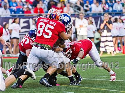 Thumbnail 1 in  MHSFCA/Aleppo Shriners All-Star Classic (North vs. South) photogallery.