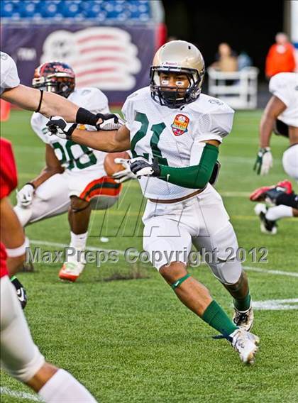 Thumbnail 1 in  MHSFCA/Aleppo Shriners All-Star Classic (North vs. South) photogallery.